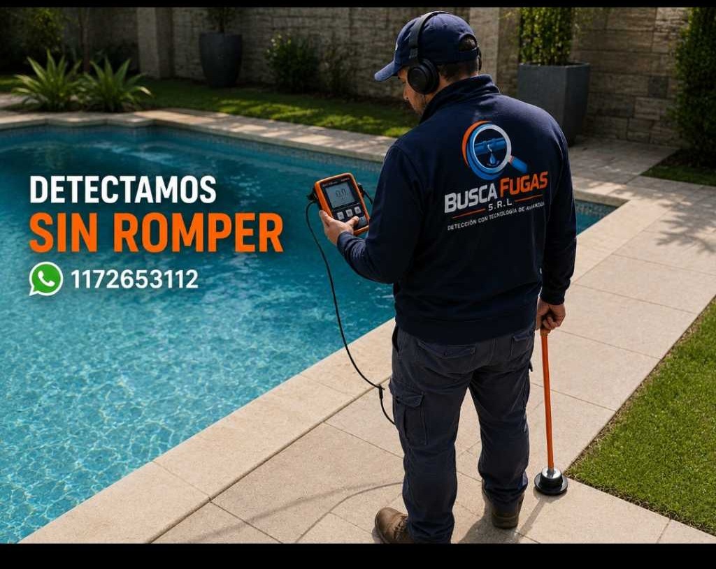 Detección de una fuga en una piscina sin romper